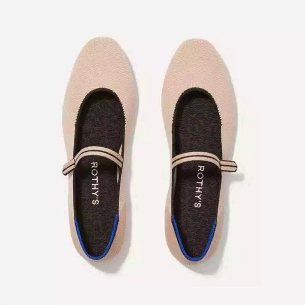 Rothy's The Square Mary Jane Slip-On Comfortable in Ivory